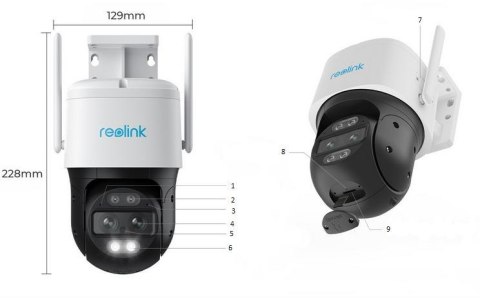 Kamera IP Reolink Trackmix Wired LTE z LAN 4MP Kamera IP Reolink Trackmix Wired LTE z LAN 4MP