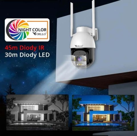 Kamera IP Orllo ORLLO Z9 ULTRA z panelem solarnym SM6030 PRO Kamera IP Orllo ORLLO Z9 ULTRA z panelem solarnym SM6030 PRO
