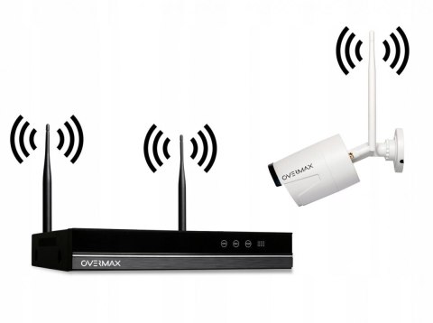 Zestaw do monitoringu Overmax Camspot NVR 4.0 4 kamery FullHD WI-Fi 2Mpx Zestaw do monitoringu Overmax Camspot NVR 4.0 4 kamery FullHD WI-Fi 2Mpx