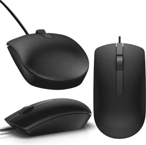 Mysz przewodowa Dell MS116 Wired Optical Mouse czarny Mysz przewodowa Dell MS116 Wired Optical Mouse czarny