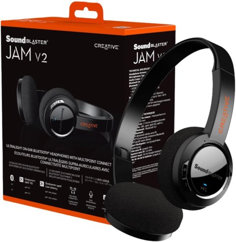 Słuchawki bezprzewodowe Creative Sound Blaster Jam v2 Słuchawki bezprzewodowe Creative Sound Blaster Jam v2