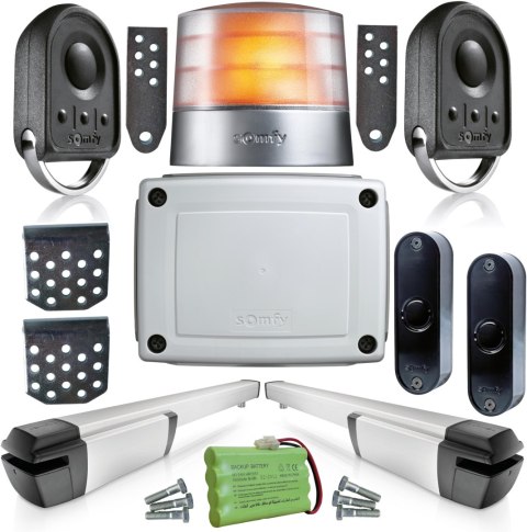 Zestaw Somfy Ixengo L 24V RTS Comfort Pack (1216555) do bram skrzydłowych Zestaw Somfy Ixengo L 24V RTS Comfort Pack (1216555) do bram skrzydłowych