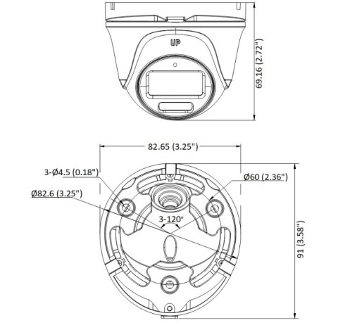 Kamera 4w1 Hilook by Hikvision kopułka 5MP TVICAM-T5M-20DL 2.8mm Kamera 4w1 Hilook by Hikvision kopułka 5MP TVICAM-T5M-20DL 2.8mm