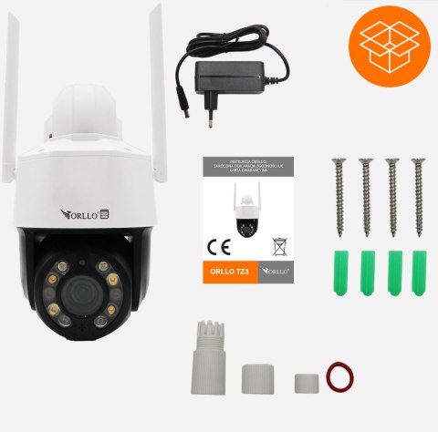 Kamera IP Orllo TZ3 zewnętrzna obrotowa Wi-Fi poe 5MP Kamera IP Orllo TZ3 zewnętrzna obrotowa Wi-Fi poe 5MP