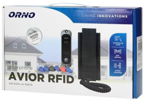 Domofon ORNO 1-rodzinny, interkom, OR-DOM-JA-928/B AVIOR Domofon ORNO 1-rodzinny, interkom, OR-DOM-JA-928/B AVIOR