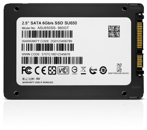 Dysk SSD Adata SU650 Ultimate 120GB 2,5" SATA SSD Dysk SSD Adata SU650 Ultimate 120GB 2,5" SATA SSD