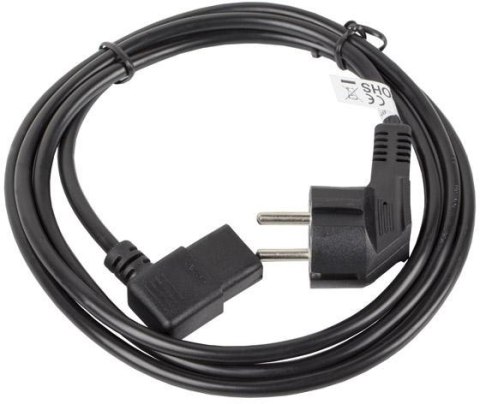 KABEL ZASILAJĄCY KĄTOWY IEC 320 C13 1.8M Lanberg KABEL ZASILAJĄCY KĄTOWY IEC 320 C13 1.8M Lanberg