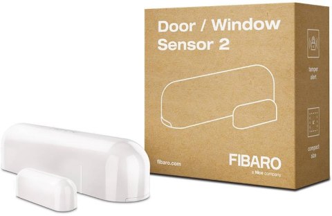 Door Window Sensor 2 FIBARO FGDW-002-1 (biały czujnik otwarcia drzwi i okien) Door Window Sensor 2 FIBARO FGDW-002-1 (biały czujnik otwarcia drzwi i okien)