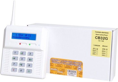 ELMES CENTRALA ALARMOWA CB32GN ELMES CENTRALA ALARMOWA CB32GN